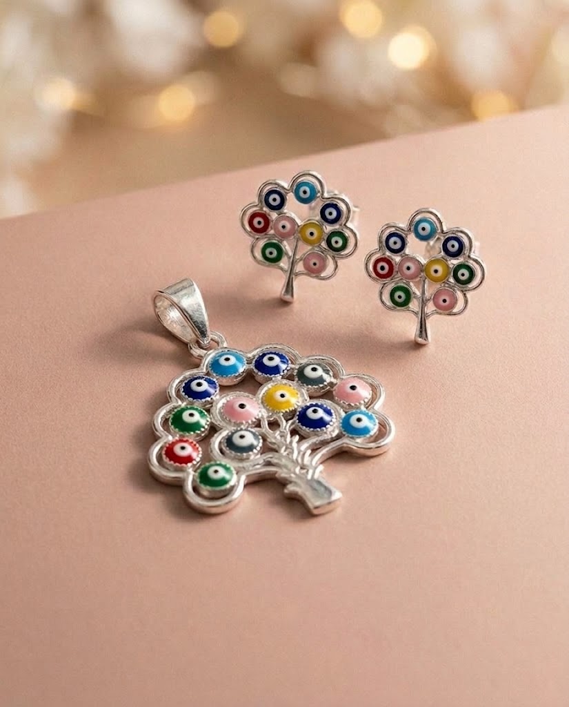 Set Árbol Protector en plata 925 — MARDAN JOYAS